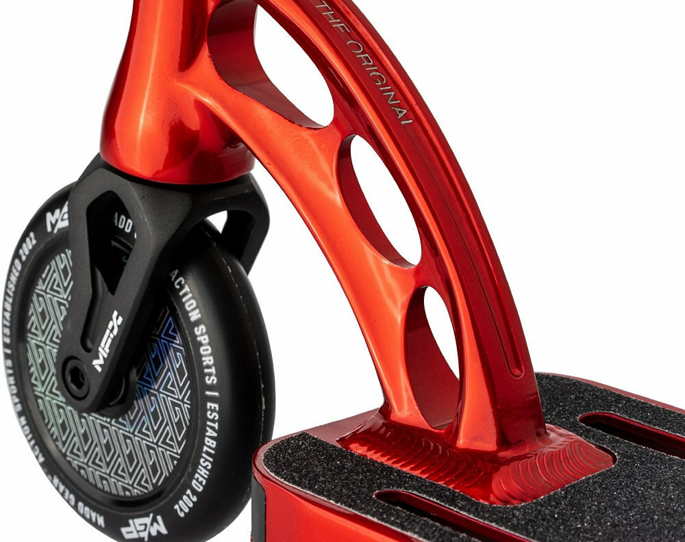 Hulajnoga wyczynowa MADD GEAR Origin Extreme Liquid Coated czerwony lozyska kolka