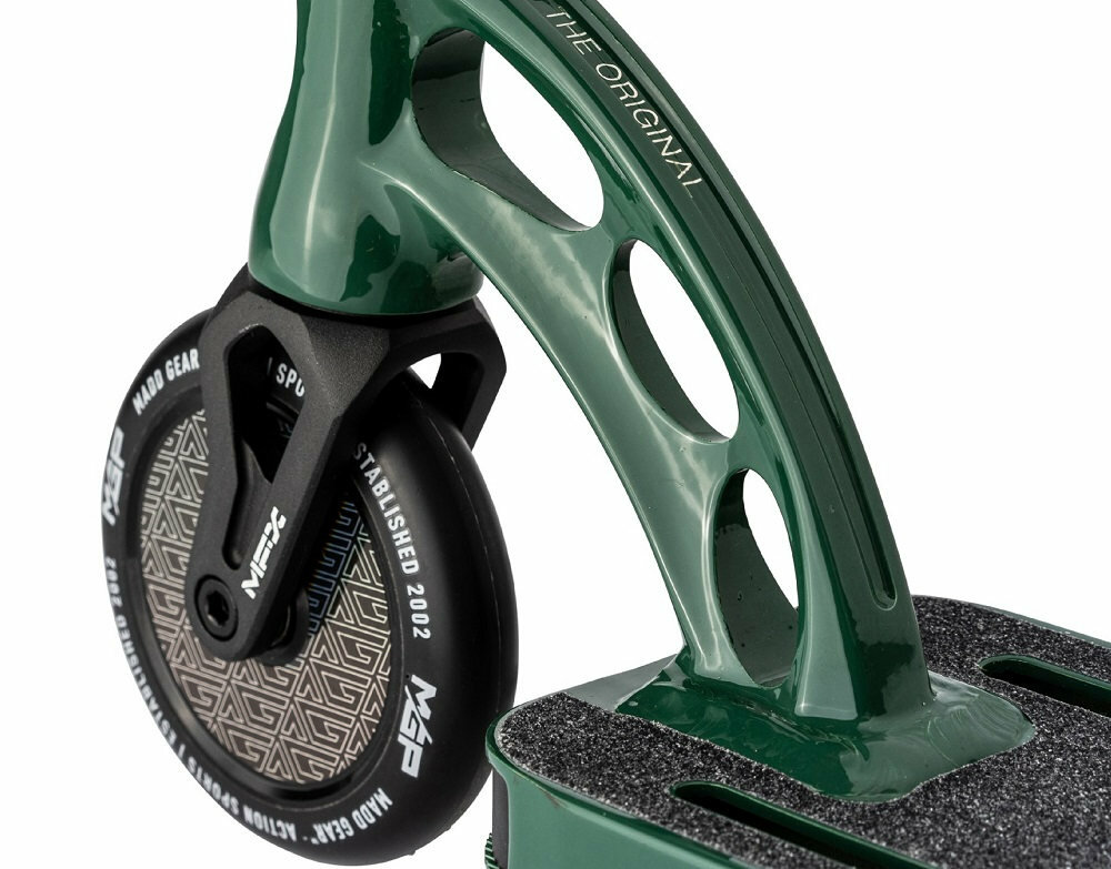 Hulajnoga wyczynowa MADD GEAR Origin Extreme Liquid Coated zielony lozyska kolka