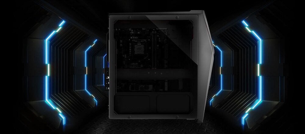 Komputer ASUS Rog Strix G10CE - szybka karta sieciowa WiFi 5 Gigabit LAN