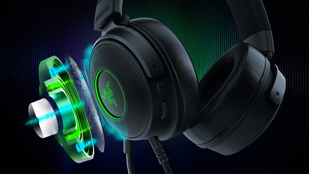 SŁUCHAWKI RAZER KRAKEN MERCURY nauszniki skóra funkcje chłodzące