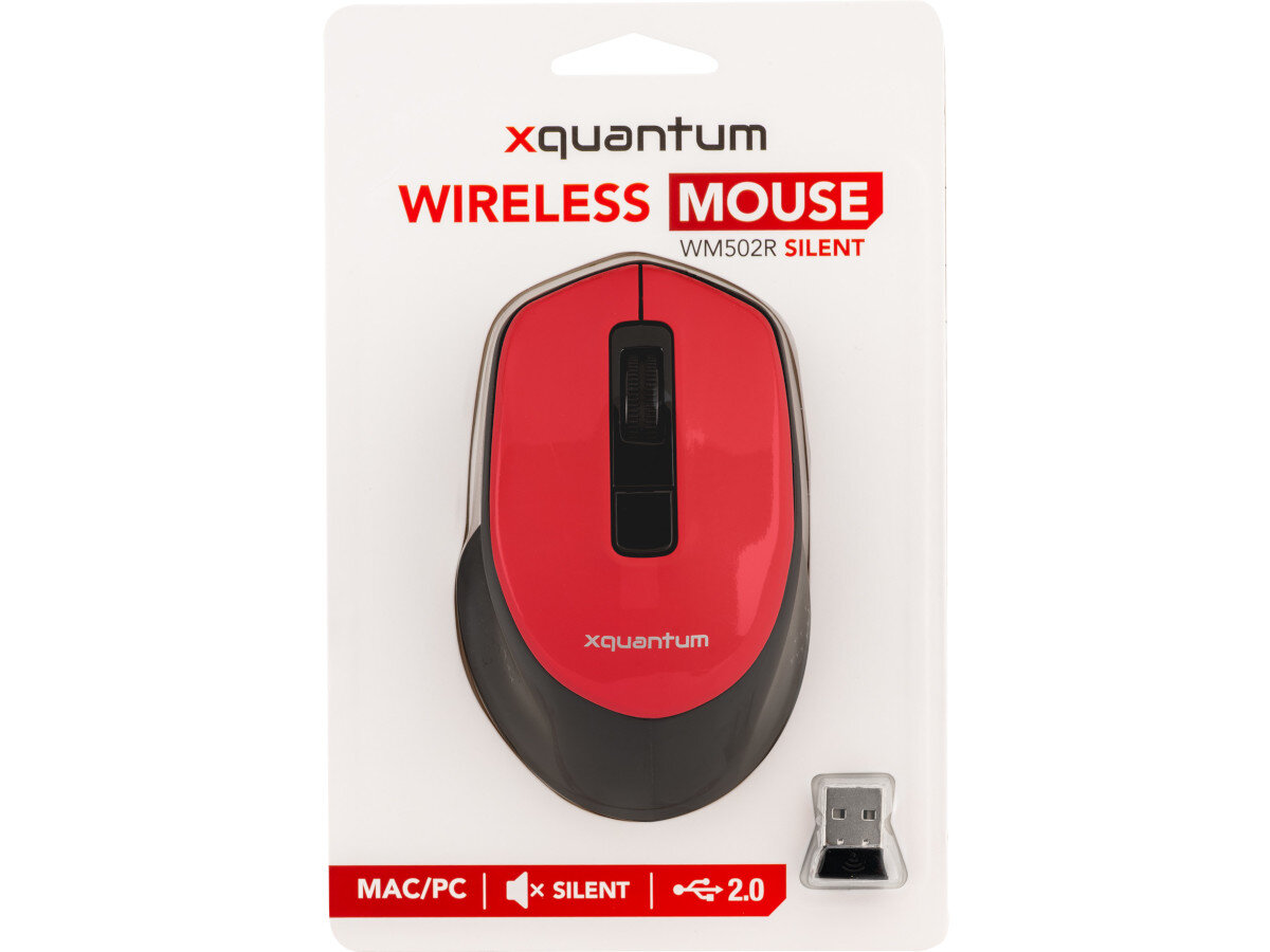 Mysz XQUANTUM WM502K Silent opakowanie zestaw