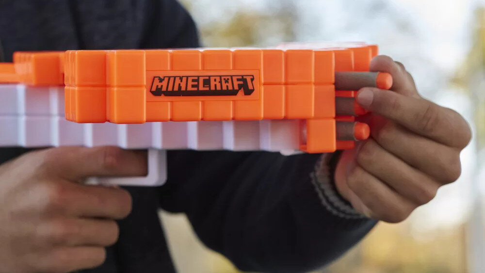 Wyrzutnia Nerf Minecraft Pillagers Crossbow  - strzałki