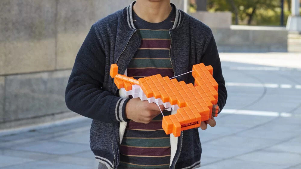 Wyrzutnia Nerf Minecraft Pillagers Crossbow  - wykonanie