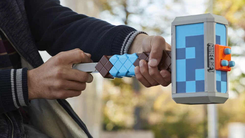 Wyrzutnia Nerf Minecraft Stormlander - współzawodnictwo