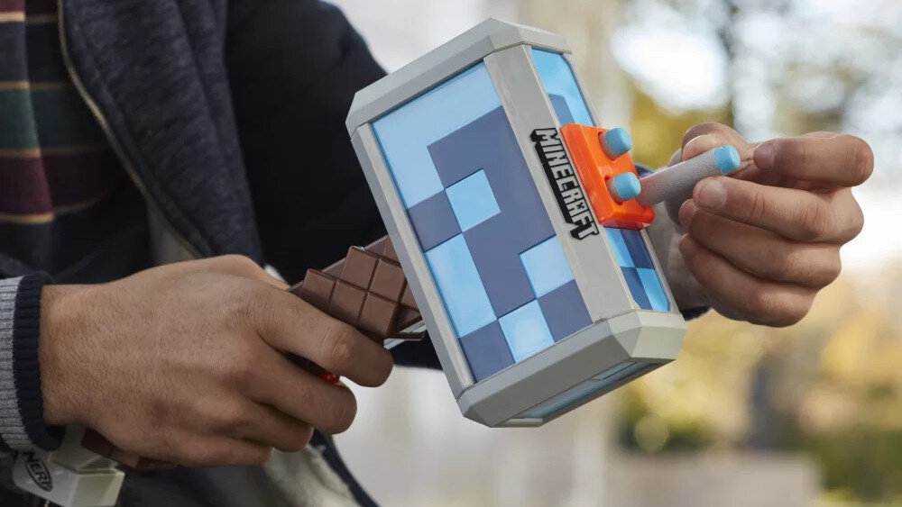 Wyrzutnia Nerf Minecraft Stormlander  - strzałki