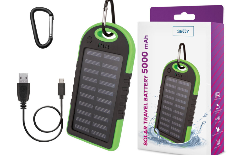 Powerbank solarny SETTY