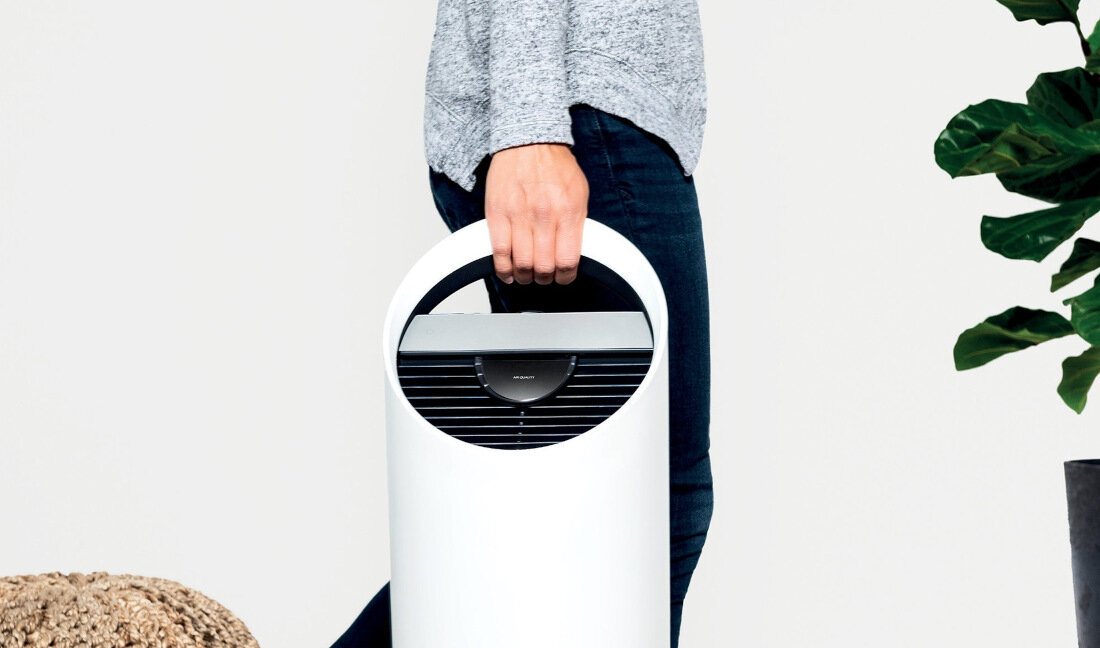Oczyszczacz powietrza LEITZ TruSens™ Z-3000 z czujnikiem SensorPod™ wyglad design uchwyt przenoszenie