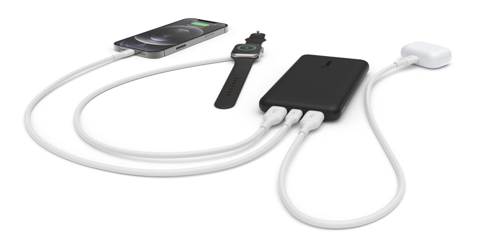 Powerbank BELKIN BPB011BT 10000mAh ładowanie podróż 3 urządzenia jednocześnie pojemność