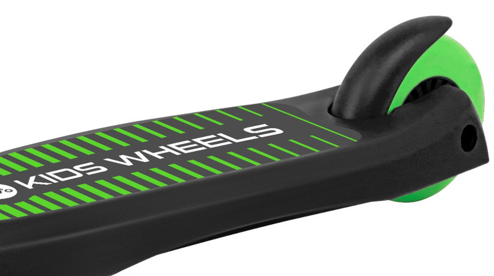 Hulajnoga dla dzieci REBEL Kids Wheels Zielono-czarny bezpieczne hamowanie