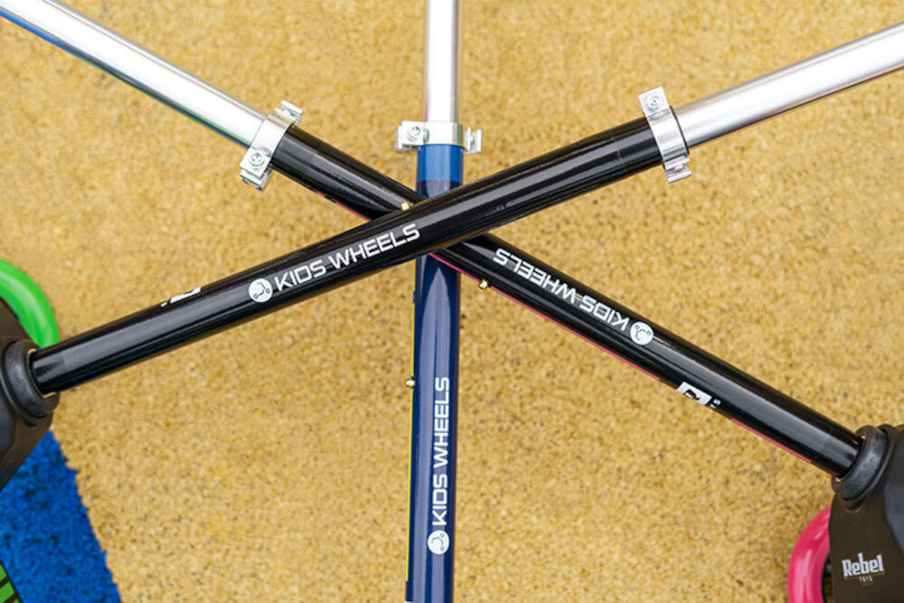 Hulajnoga dla dzieci REBEL Kids Wheels Zielono-czarny budowa na podstawie wieloletniego doswiadczenia