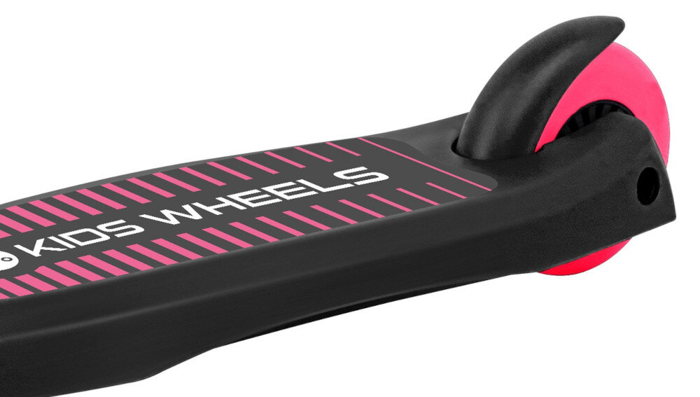 Hulajnoga dla dzieci REBEL Kids Wheels Różowo-czarny bezpieczne hamowanie
