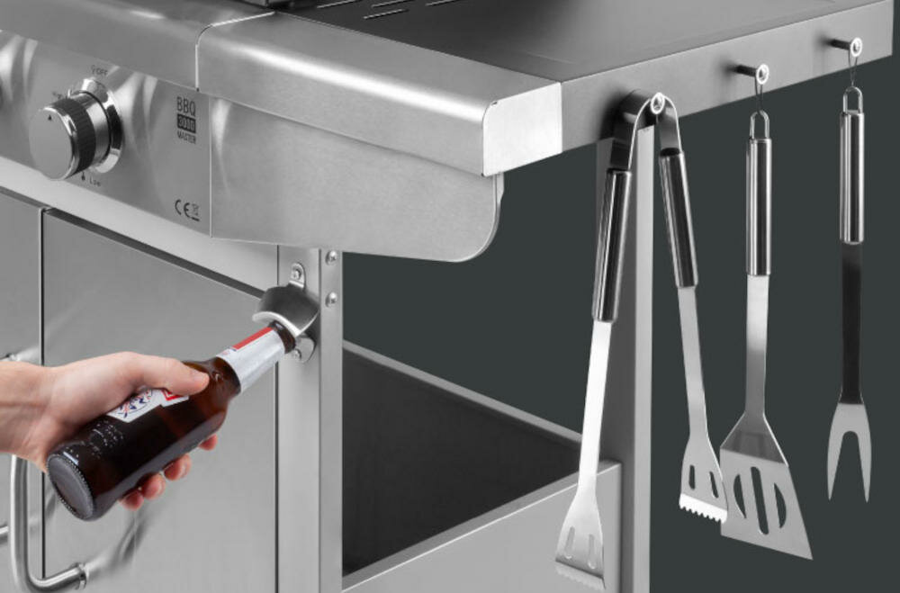 TEESA haczyki ręcznik narzędzia grillowanie