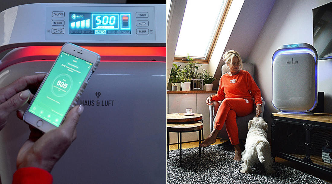 Oczyszczacz powietrza HAUS & LUFT HL-OP-20/WiFi wydajny
