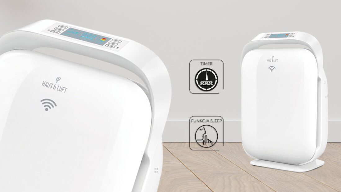 Oczyszczacz powietrza HAUS & LUFT HL-OP-20/WiFi Funkcja Sleep