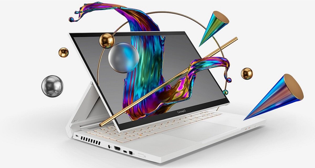 Laptop ACER ConceptD 3 Gwarancja dokładnego odwzorowania kolorów