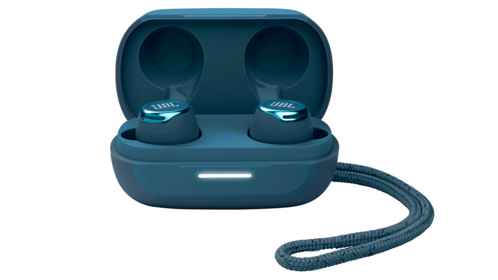 Słuchawki dokanałowe JBL Reflect Flow Pro aplikacja panel sterowania dotknięcie asystent głosowy