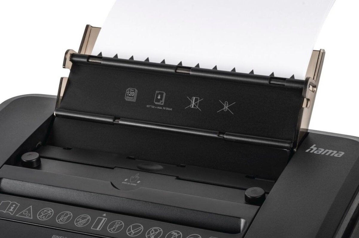 zdjęcie niszczarki hama rodo noże ze stali 