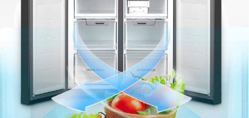 Lodówka TOSHIBA SbS GR-RF610WE-PMS Multi Air-Flow