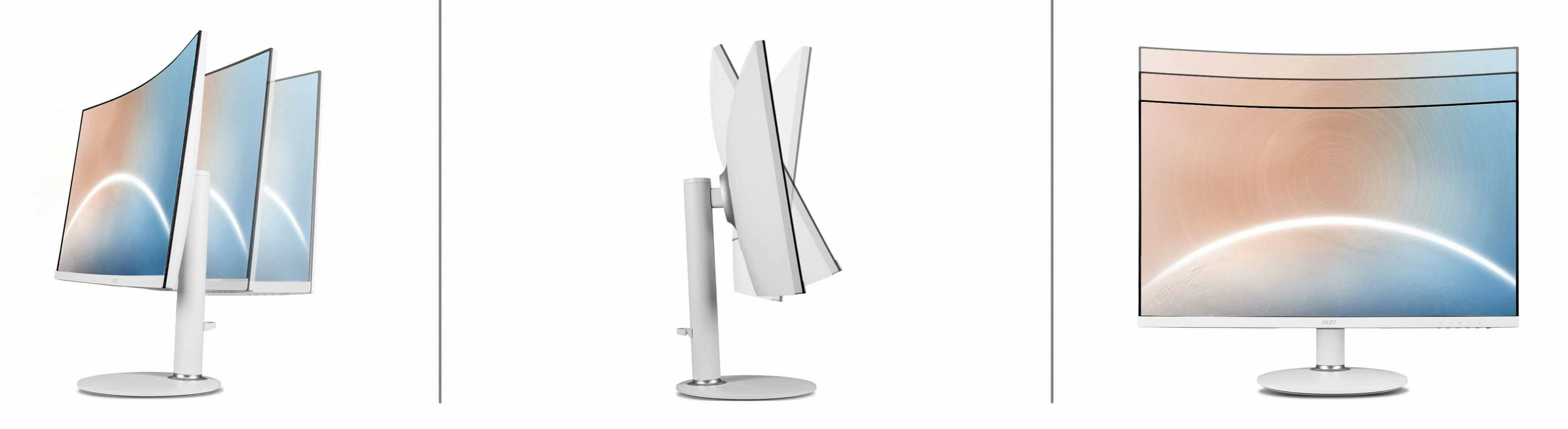 Monitor MSI Modern MD271CPW - ergonomiczny design