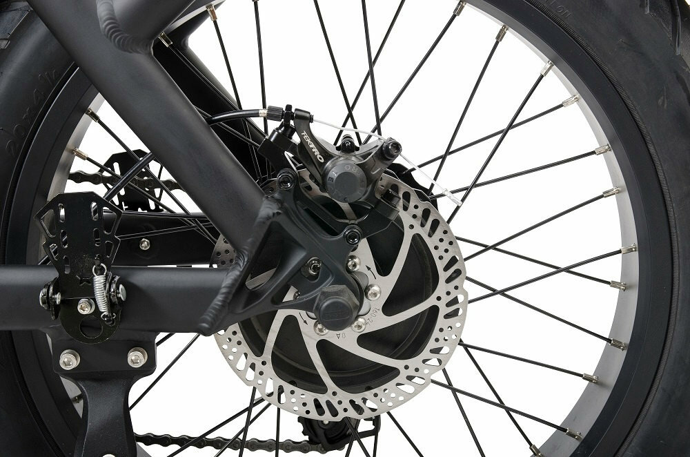 Rower elektryczny ARGENTO Fat MadMax U22 20 cali Brązowy hamulce hydrauliczne marki SHIMANO