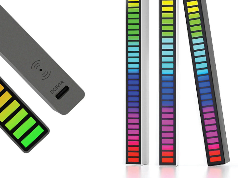Equalizer REDLEAF Wbudowany akumulator kabel USB-A/USB-C powerbanku portu USB-A ładowarki Kolorowe diody