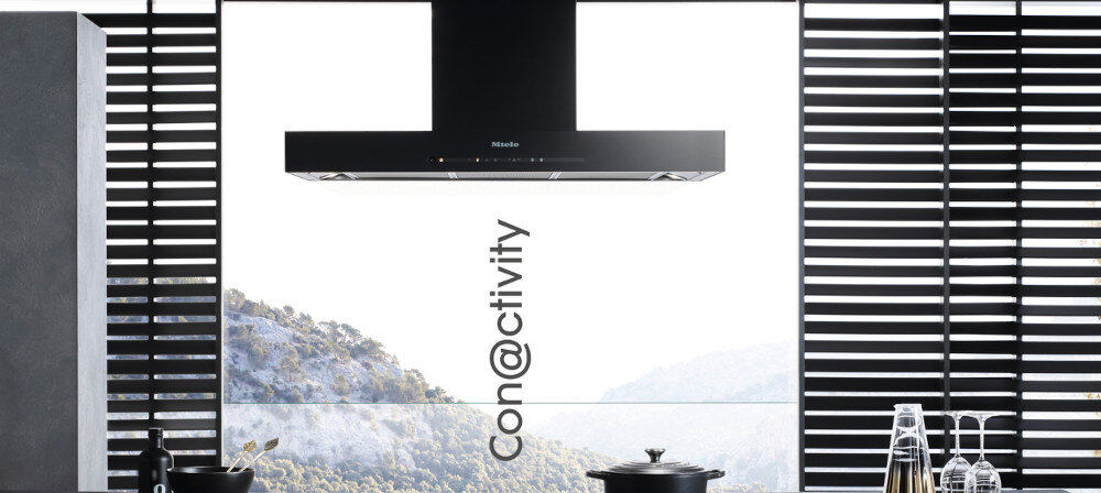 Okap MIELE DA 6698 W Puristic Edition 6000 łączenie aplikacja zdalne sterowanie