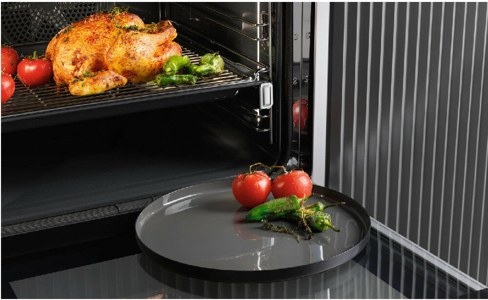 MIELE H 2860-2 B PizzaPlus gładkie drzwi czyszczenie
