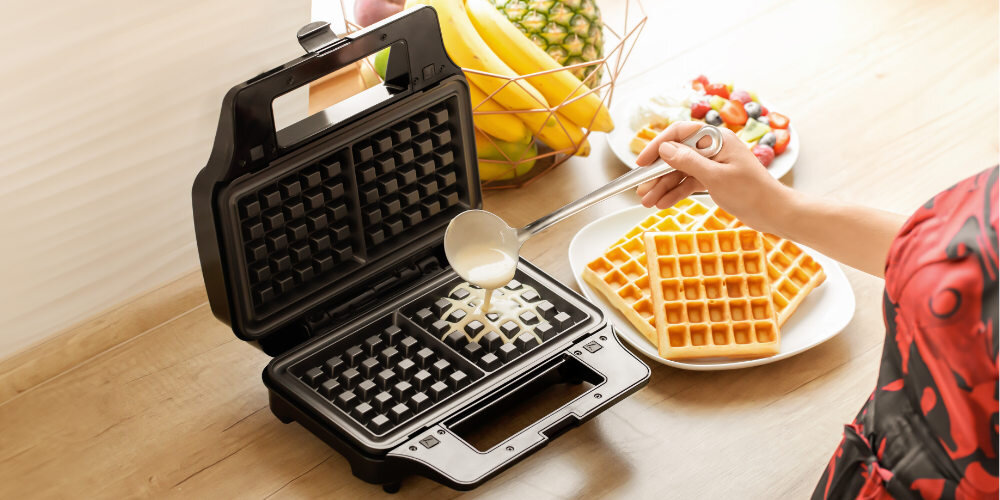 Opiekacz SENCOR SSM 9977CH 4w1 Wymienne płytki trójkątne płytki powiększona głębokość