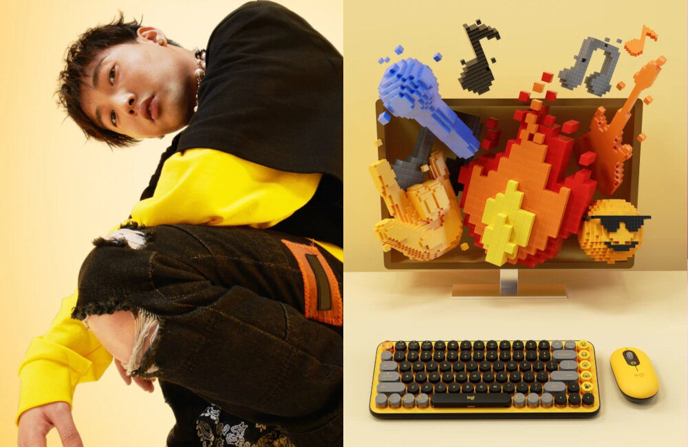 Klawiatura LOGITECH Pop Keys Blast klawisze