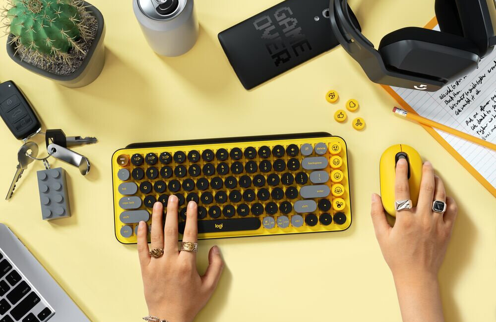 Klawiatura LOGITECH Pop Keys Blast kolorystyka
