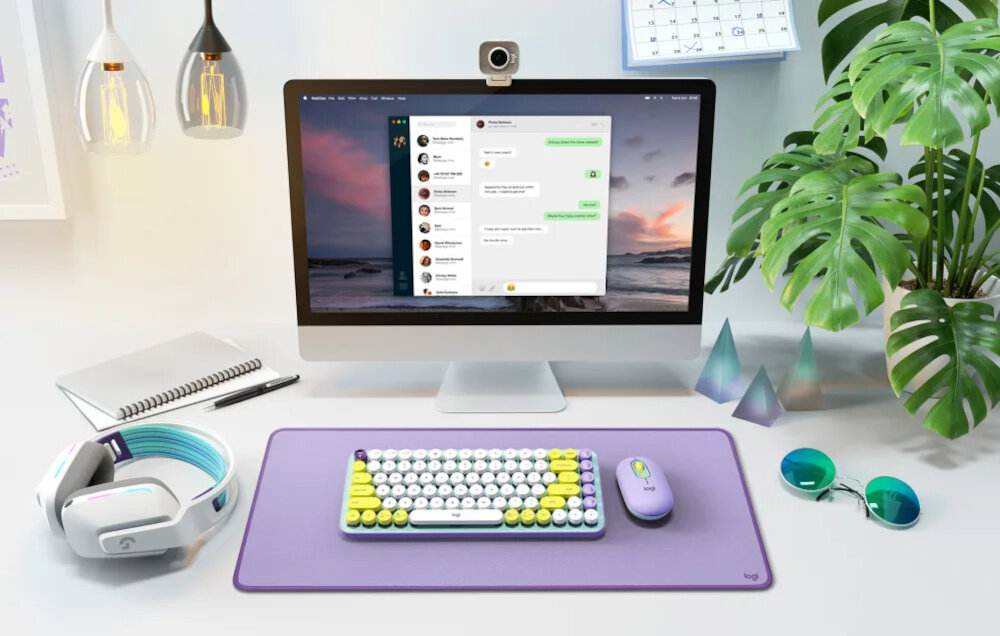 Klawiatura LOGITECH Pop Keys Daydream personalizacja znaki