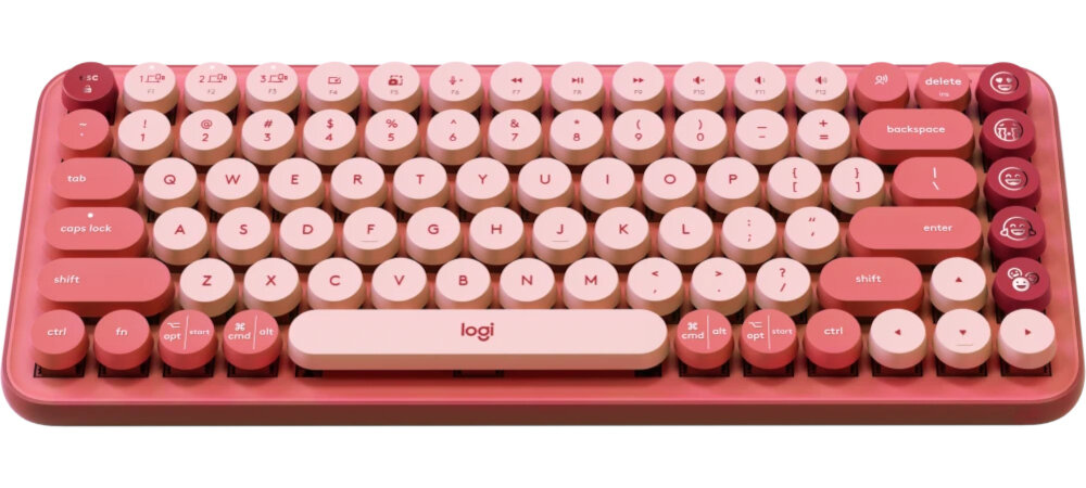 Klawiatura LOGITECH Pop Keys HEARTBREAKER waga czas działania
