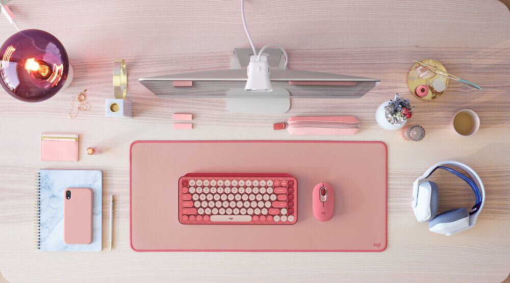 Klawiatura LOGITECH Pop Keys HEARTBREAKER 12 skrótów klawiszowych