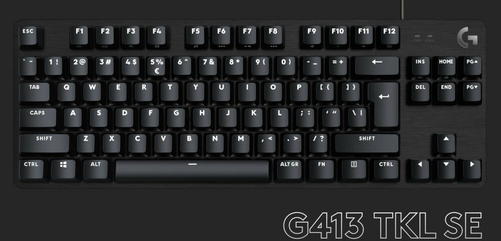 Klawiatura LOGITECH G413 TKL SE wyglad klawiatura numeryczna