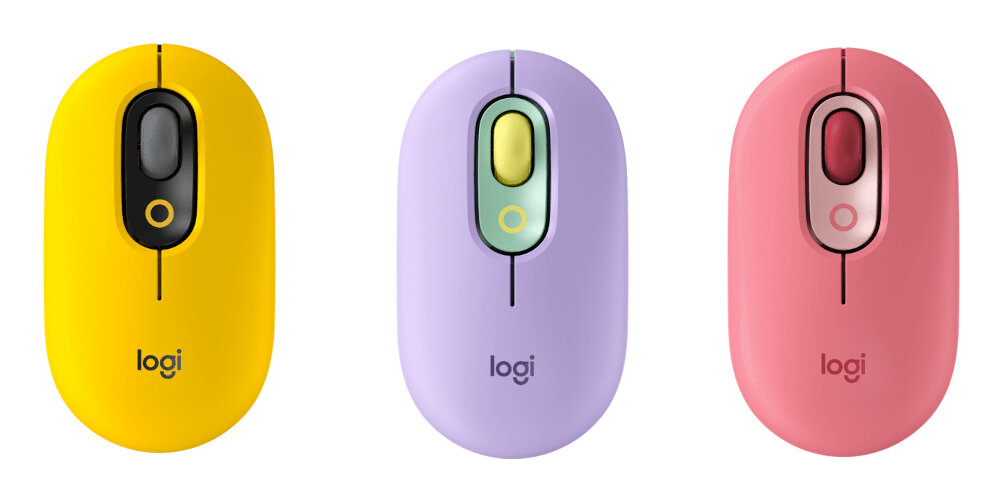 Mysz LOGITECH Pop Fioletowa kolory mysz