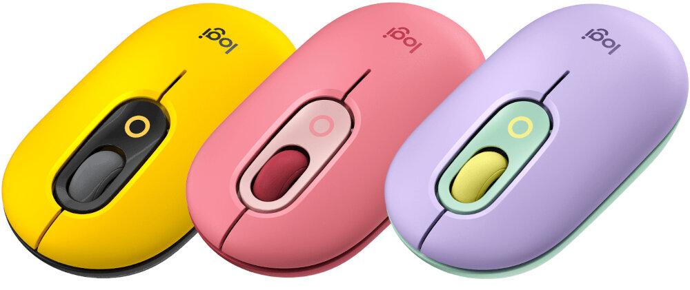 Mysz LOGITECH Pop Fioletowa urządzenia flow