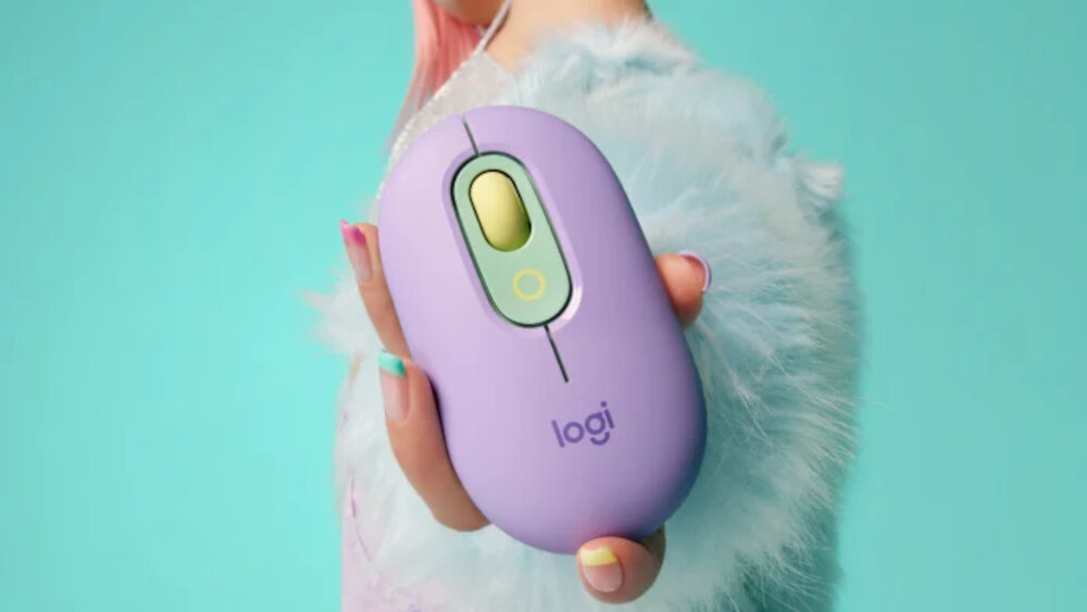 Mysz LOGITECH Pop Fioletowa dźwięk silenttouch