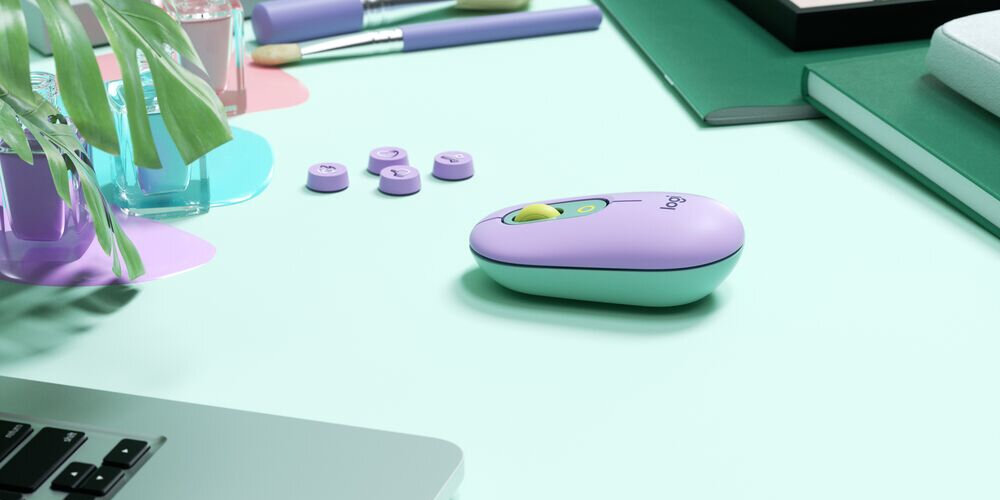 Mysz LOGITECH Pop Fioletowa kolorystyka
