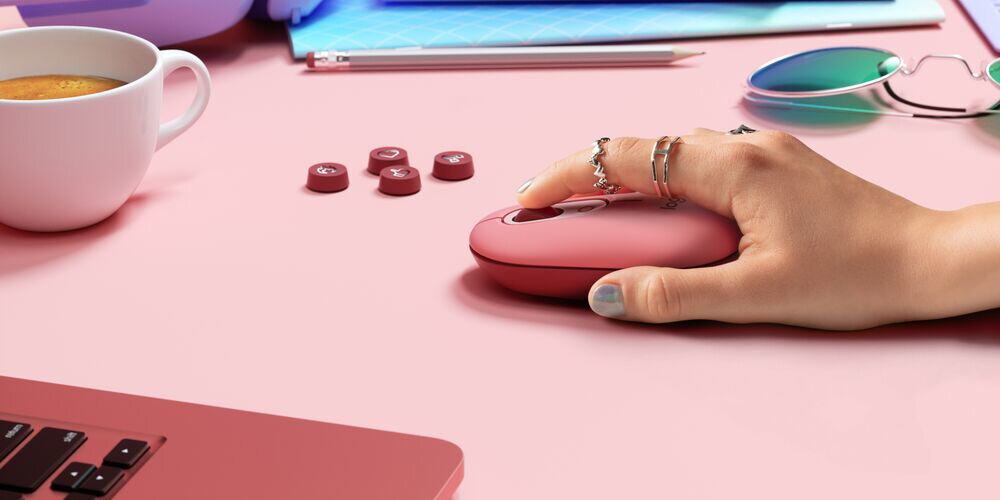 Mysz LOGITECH Pop Czarno-żółty kolorystyka