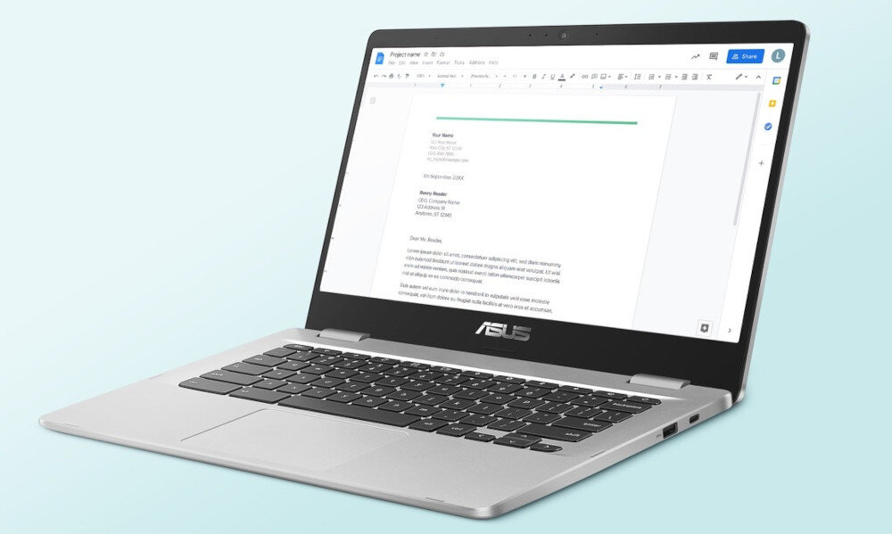 Laptop ASUS Chromebook C424MA-EB0138 obraz wyświetlacz matryca Rozdzielczość