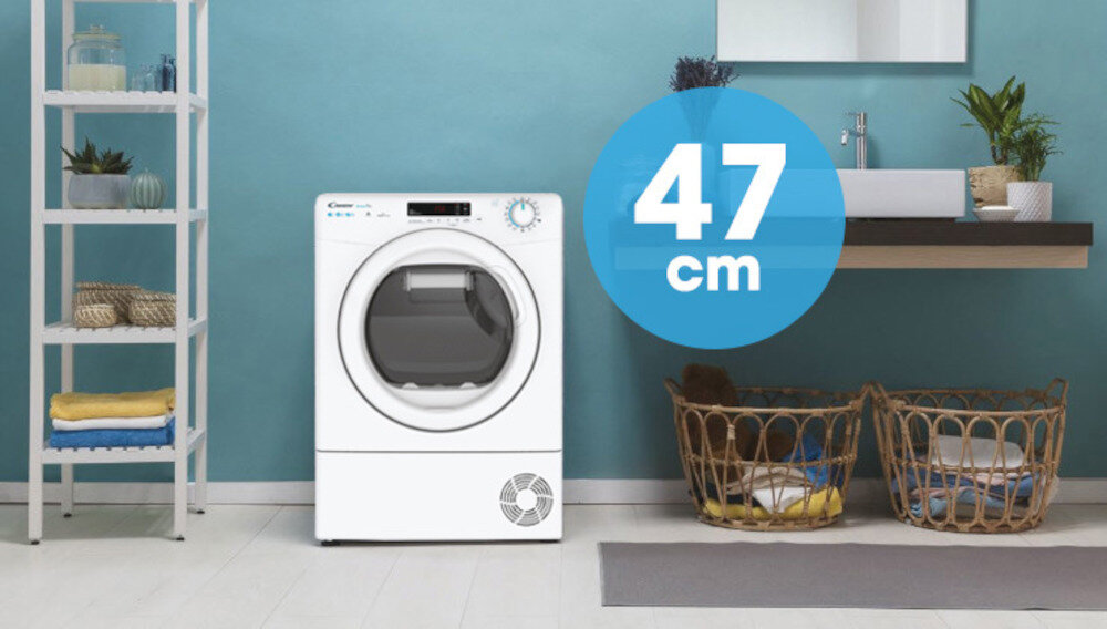 Suszarka CANDY CSO4H7A2DE-S glebokosc 47 cm