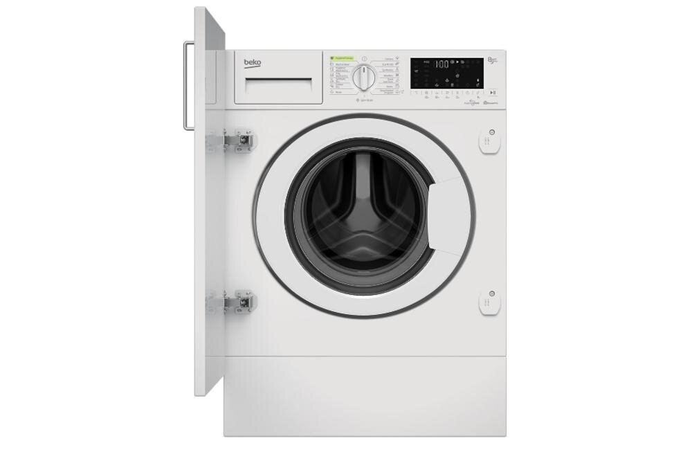 BEKO HITV8736B0HT pralka suszarka dom urządzenie pranie suszenie tkaniny kontrola wyważenie wsad zabezpieczenia dzieci zalanie