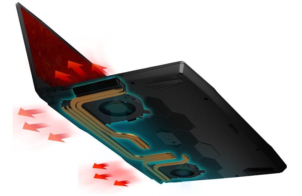 Laptop MSI Katana GF76 11UE 17.3 IPS 144Hz i7-11800H 16GB SSD 1TB GeForce RTX3060 Windows 11 Home Cooler boost 5