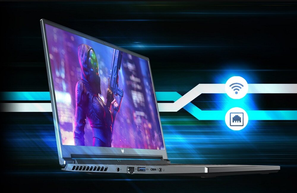 Laptop ACER Predator Triton 500 SE PT516-51S 16 IPS 165Hz i9-11900H 16GB SSD 1TB GeForce RTX3080 Windows 10 Home Gotowy do podróży z Tobą
