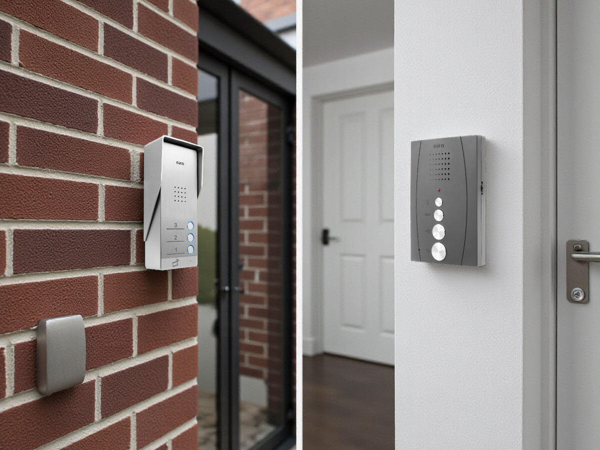 Zestaw domofonowy EURA ADP-63A3 grafitowy wyglad