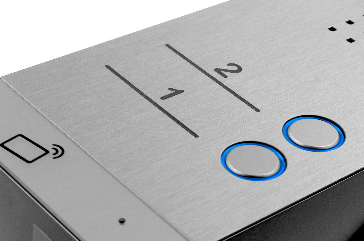 Zestaw domofonowy EURA ADP-62A3 grafitowy czytnik karta