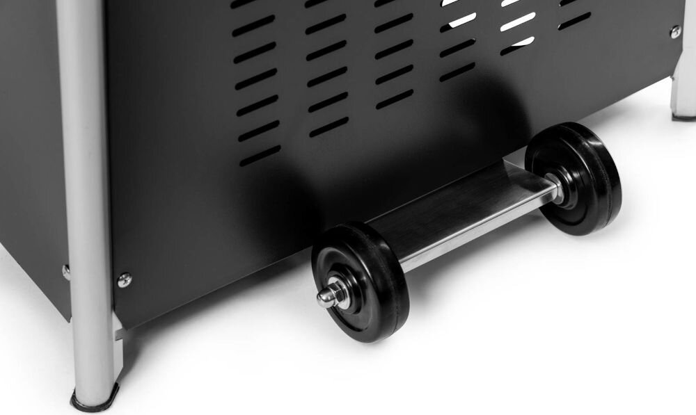 Gazowy parasol grzewczy ACTIVA Piramida Cheopsa 13602 dwa koła transport 