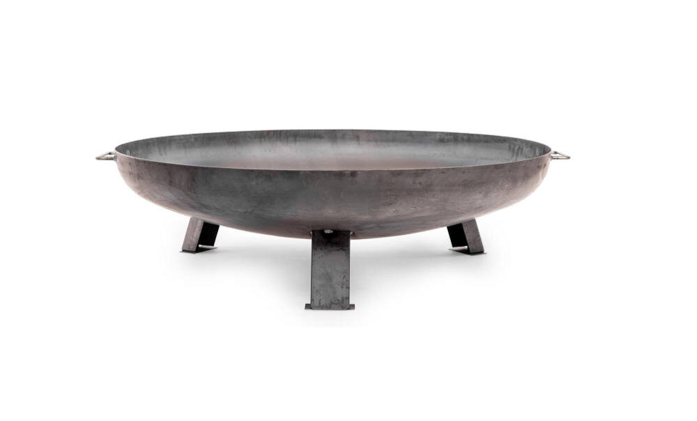 ACTIVA ogień palenisko ogrodowe surowa stal masywne stabilne statyw uchwyty przenoszenie