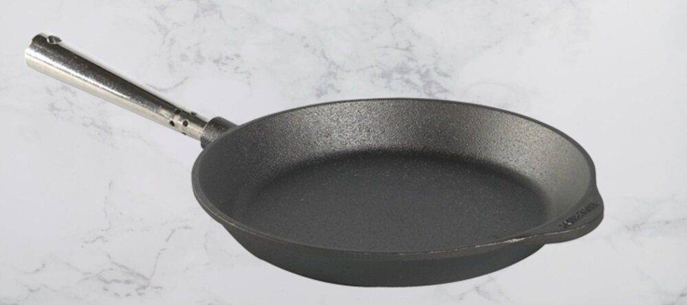 Patelnia SKEPPSHULT Professional 0240 24cm wykonanie srednica waga glebokosc rownomierne rozprowadzanie ciepla