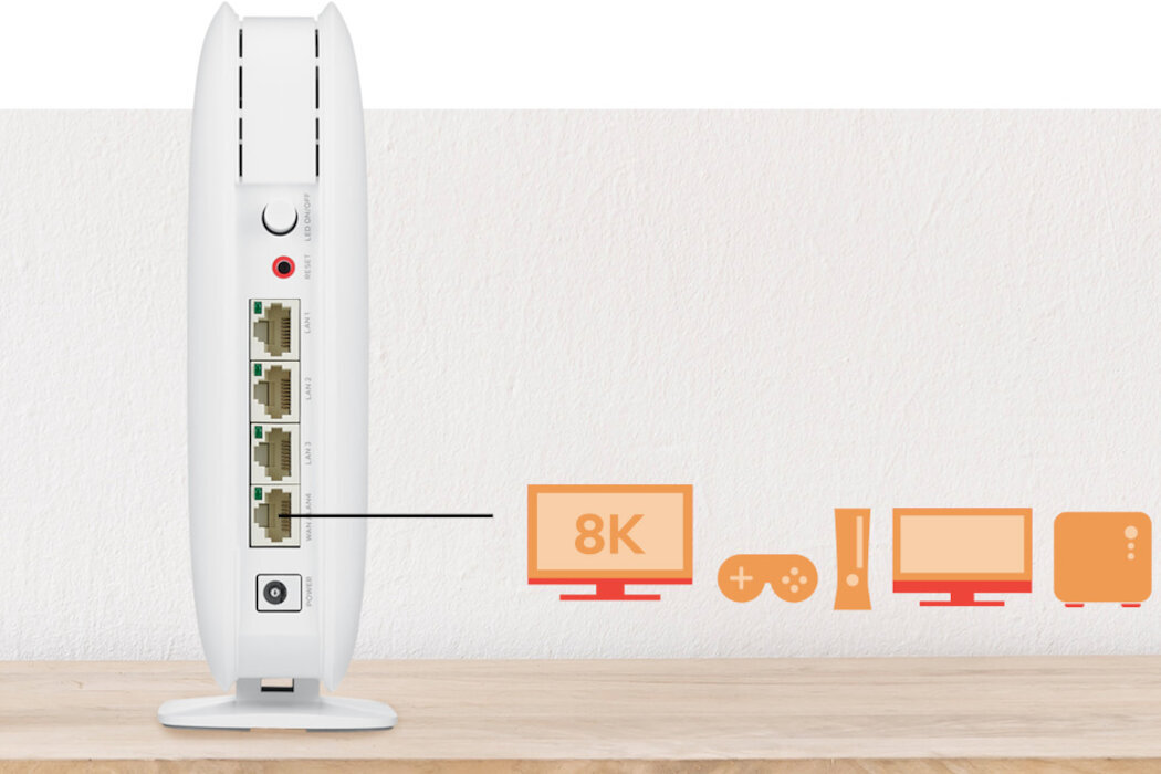 Router ZYXEL WSM20-EU0201F smart dom porty gigabitowe LAN